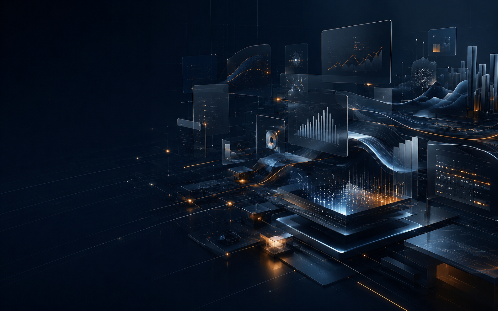Sarpani AI Growth Platform konsept illüstrasyonu